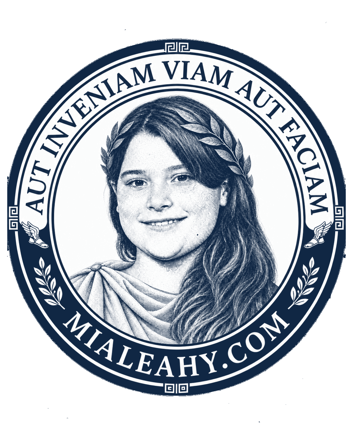 Mia Leahy portrait seal